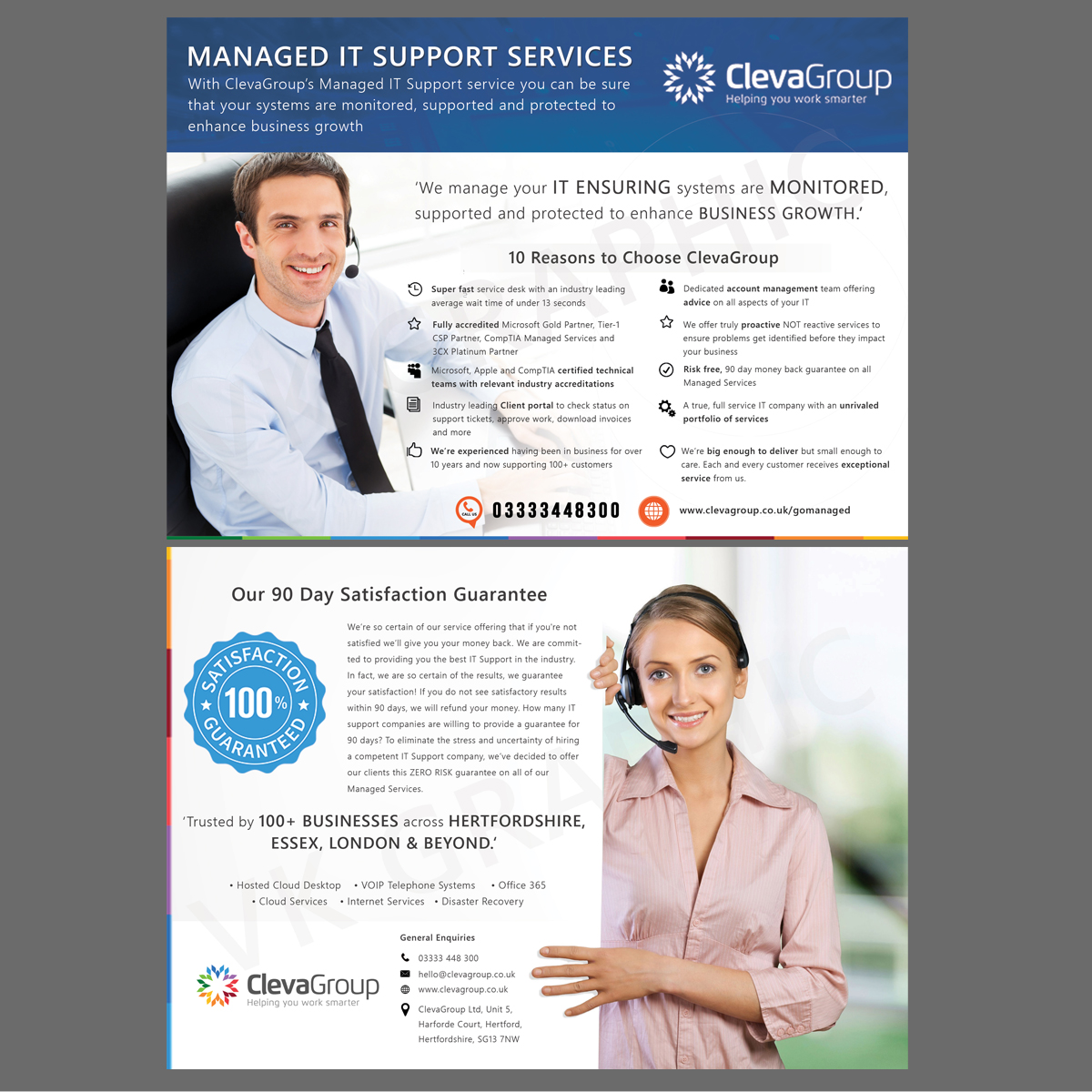 Flyer Design by Bhushan jha for ClevaGroup Ltd | Design #15436913