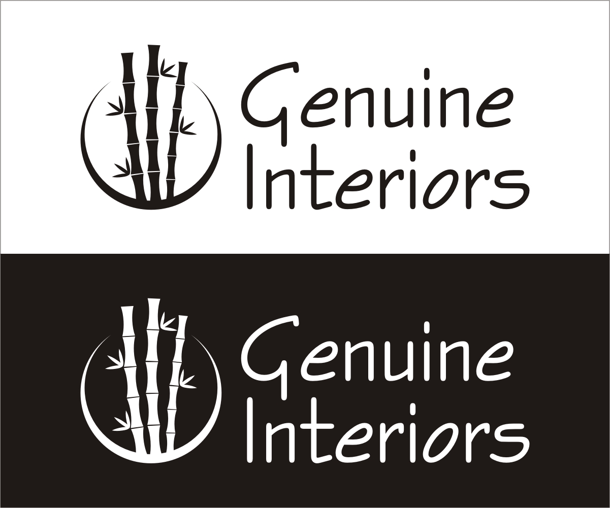 Logo Design by Rox Art Design for genuine interios  | Design #15684827