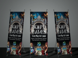 Gaming Convention Stand Up Banners | Advertisement Design by Priyo Subarkah