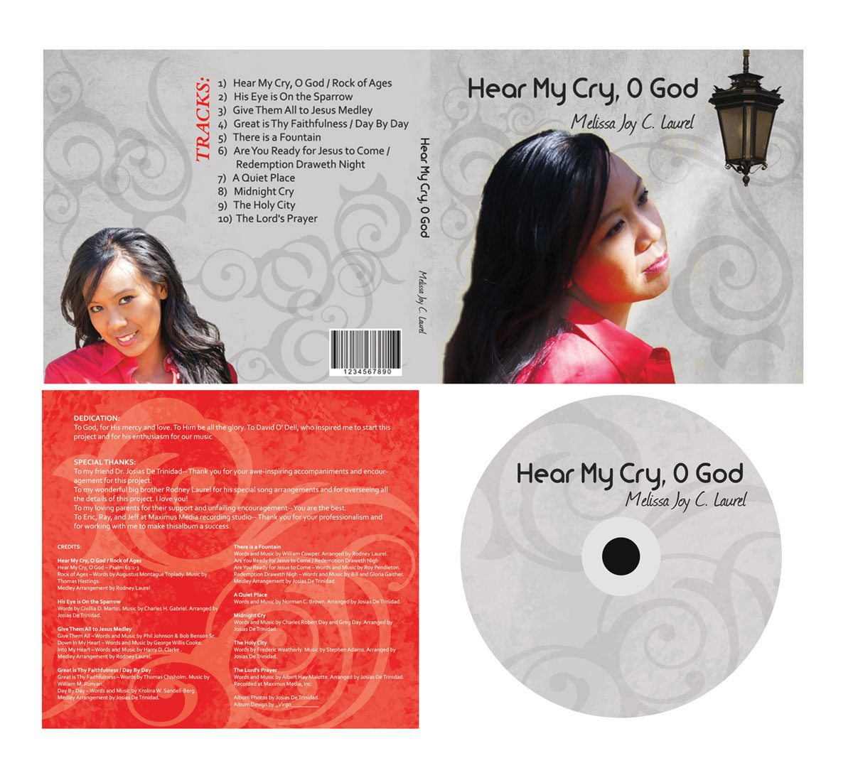 CD Cover Design by Vierge99 for this project | Design #2647842