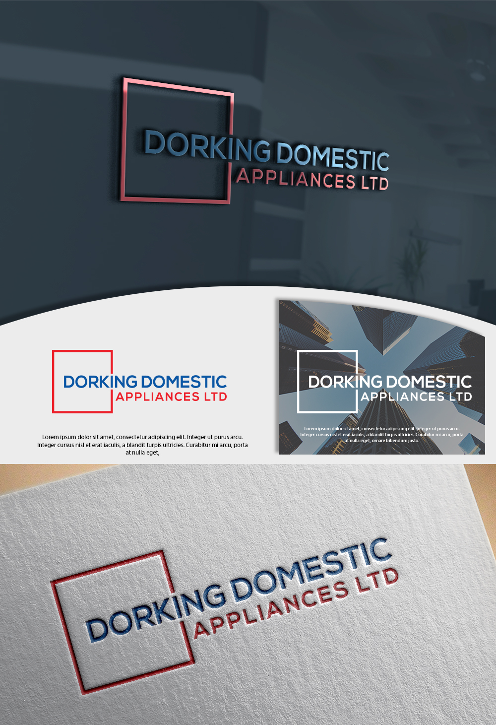 Logo Design by Renewable for Dorking Domestic Appliances LTD | Design #15500334
