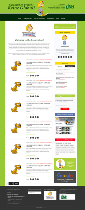 don't add new designs, a winner will be choosed A website for mothers about homeopathy | Diseño Web por Expert Designer