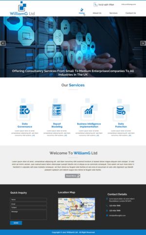 Web Design by HarmiDesigning for Williamg Ltd | Design: #15571682