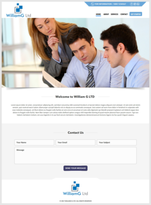  professional looking data specialist website | Web Design by -Marc-