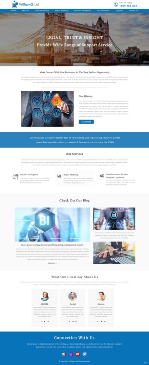 Web Design by pb for Williamg Ltd | Design: #15498774
