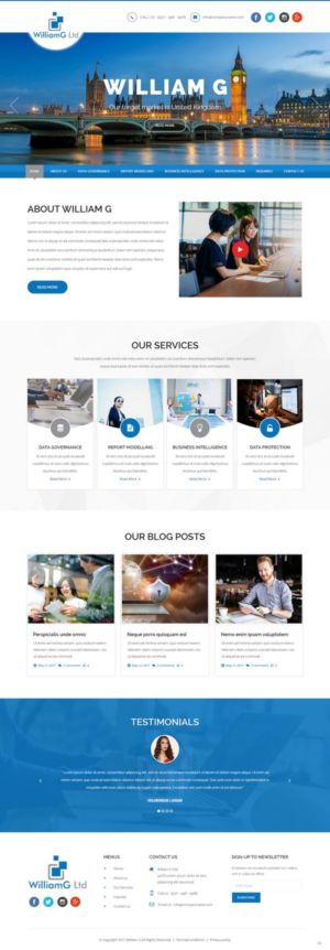 Web Design by pb for Williamg Ltd | Design: #15498798