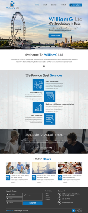 Web Design by rightway for Williamg Ltd | Design: #15496543