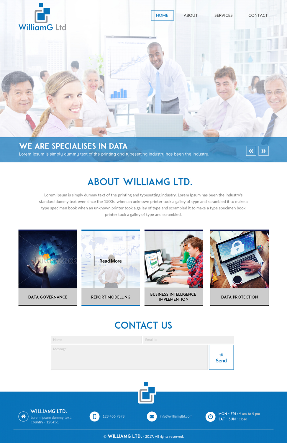 Web Design by rightway for Williamg Ltd | Design #15496547