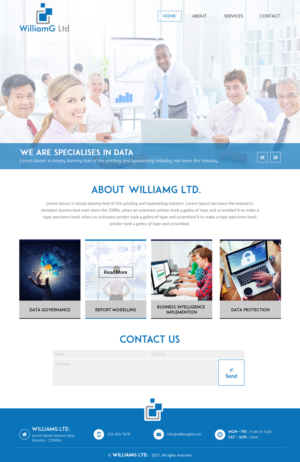 Web Design by rightway for Williamg Ltd | Design: #15496547