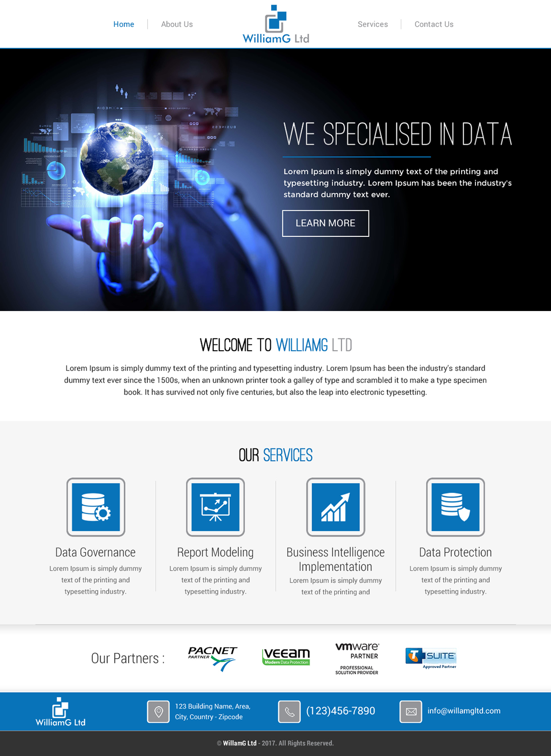 Web Design by rightway for Williamg Ltd | Design #15496553