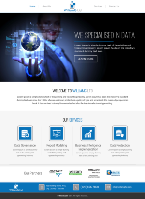 Web Design by rightway for Williamg Ltd | Design: #15496553