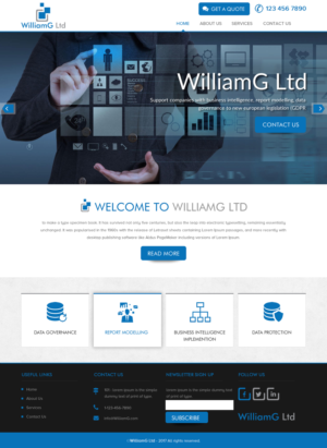 Web Design by rightway for Williamg Ltd | Design: #15496573