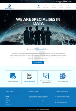 Web Design by rightway for Williamg Ltd | Design: #15496580