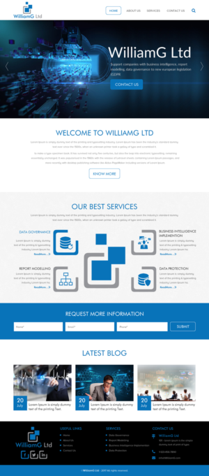 Web Design by rightway for Williamg Ltd | Design: #15496932