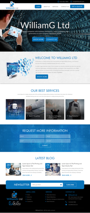 Web Design by rightway for Williamg Ltd | Design: #15496939
