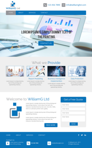 Web Design by rightway for Williamg Ltd | Design: #15520147