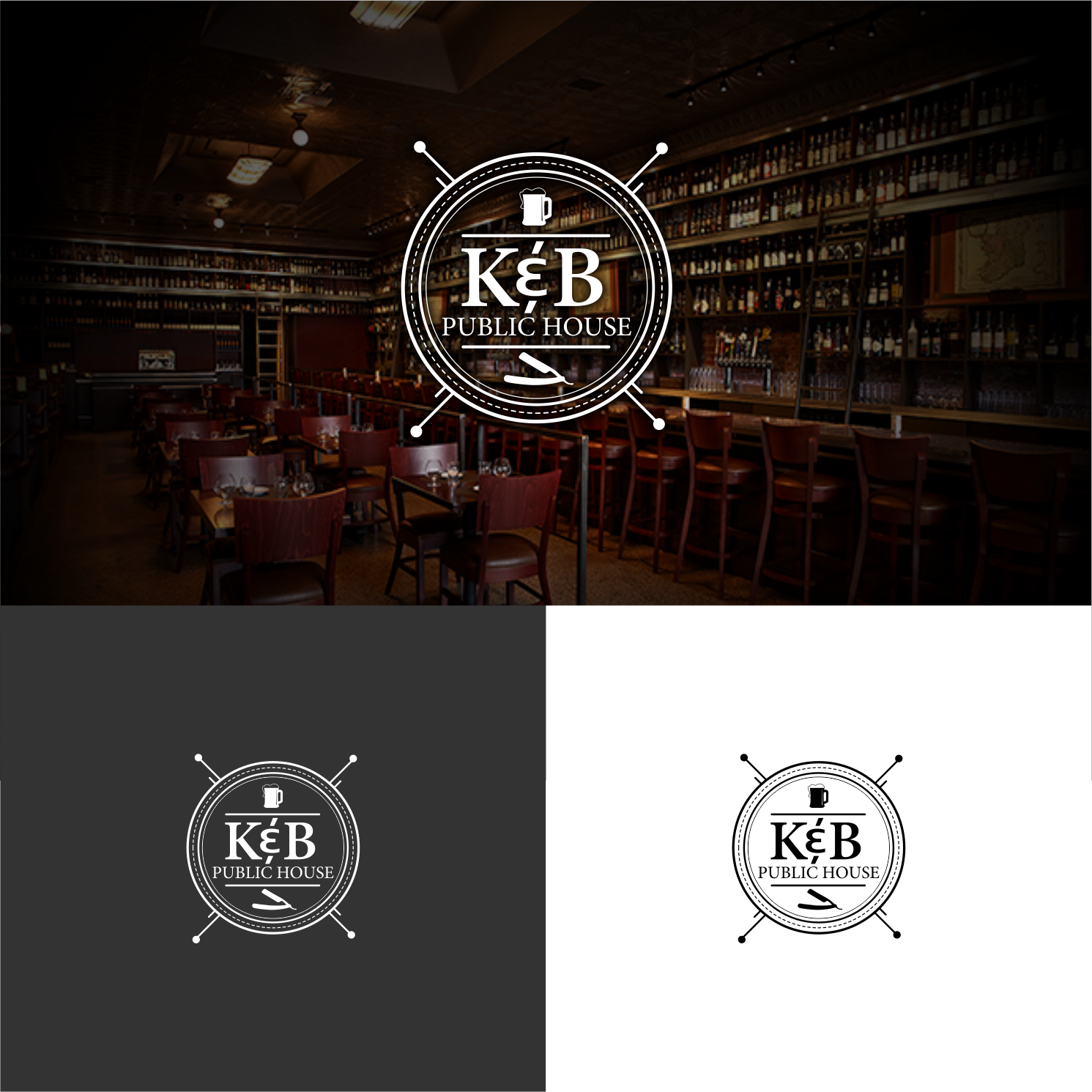 Logo Design by kolevvp for KB Public House | Design #15483604