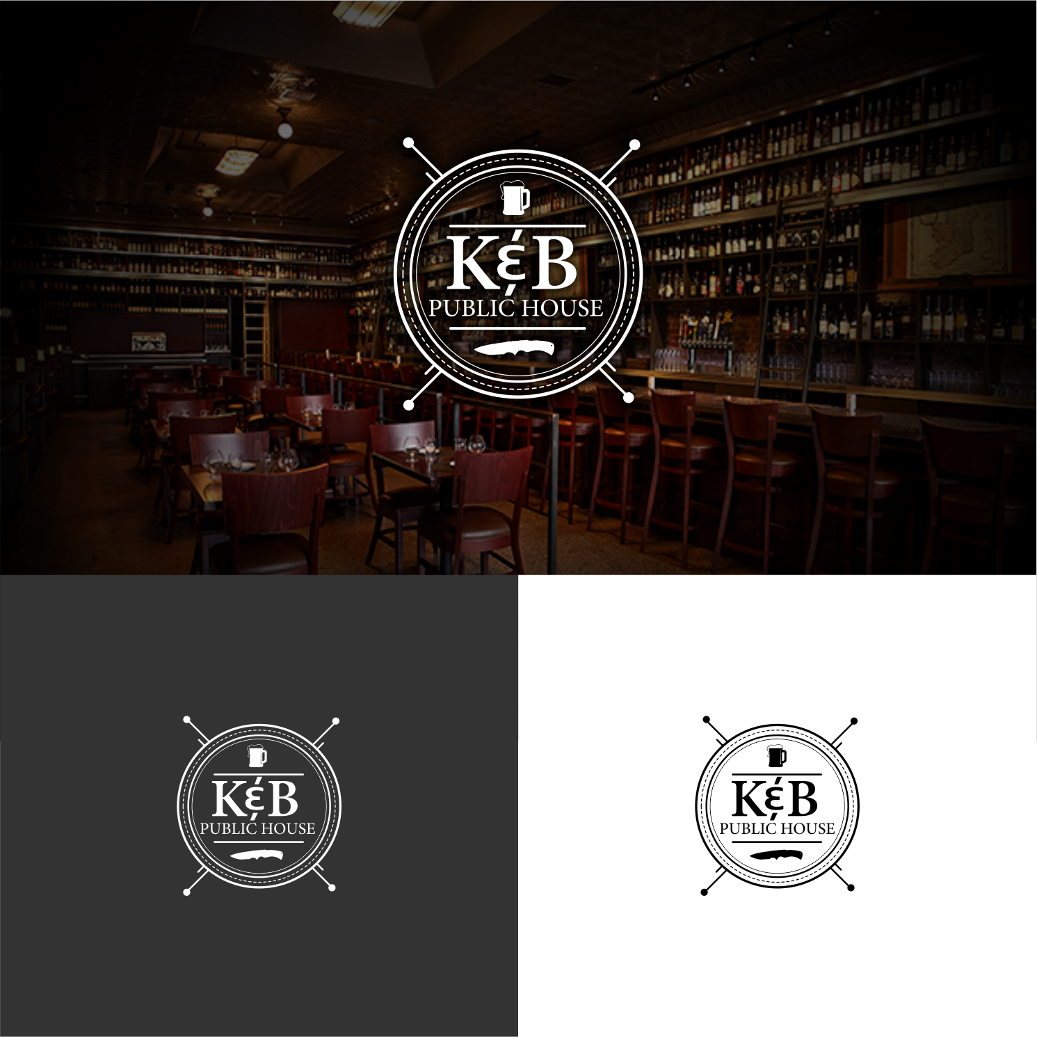 Logo Design by kolevvp for KB Public House | Design #15483622