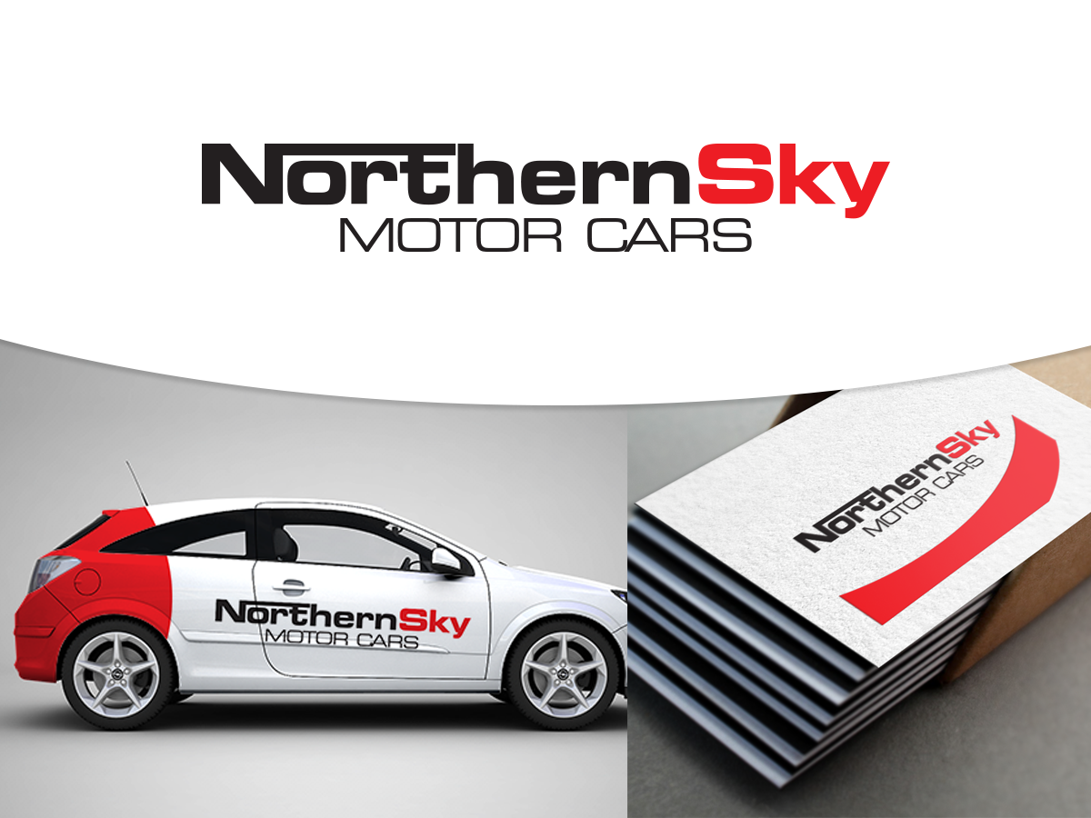 Logo Design by Fasters for Northern Sky Motor cars  | Design #15545961