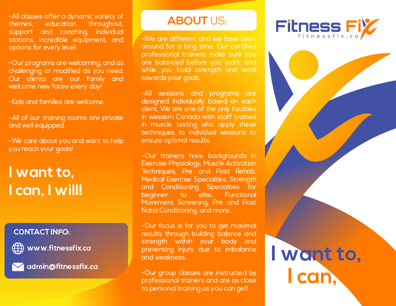 Flyer Design by sangeloenriquez for Fitness Fix | Design #15522068