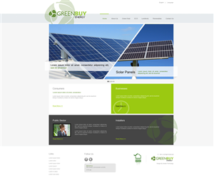 Web Design by aarsita for Greenbuy Energy | Design: #2594872