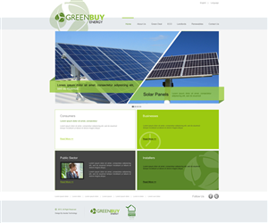 Web Design by aarsita for Greenbuy Energy | Design: #2597390