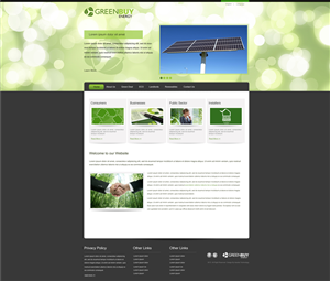 Web Design by aarsita for Greenbuy Energy | Design #2615812