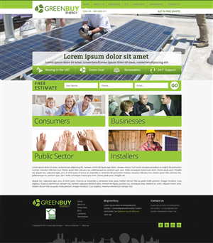Web Design by rajesh prn for Greenbuy Energy | Design: #2599483