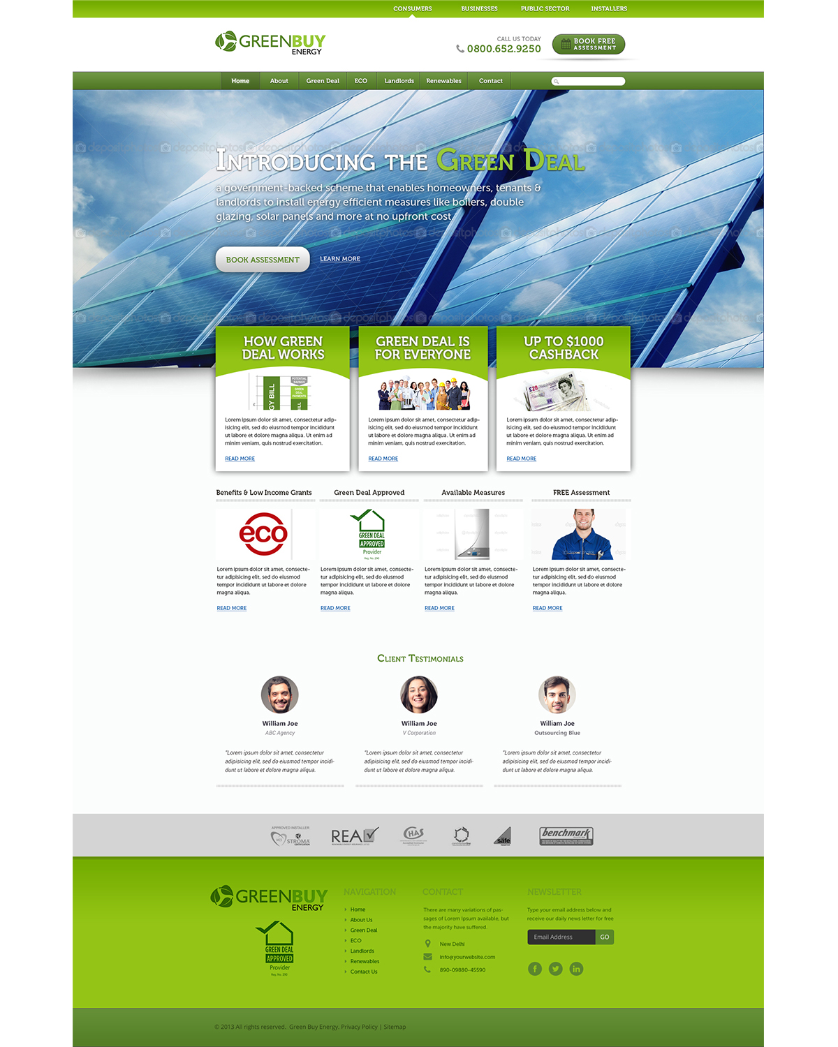 Web Design by Emmanuel for Greenbuy Energy | Design #2672102