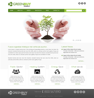 Web Design by webxvision for Greenbuy Energy | Design #2618318
