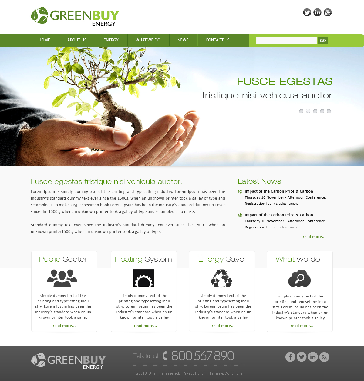 Web Design par webxvision pour Greenbuy Energy | Design #2618323