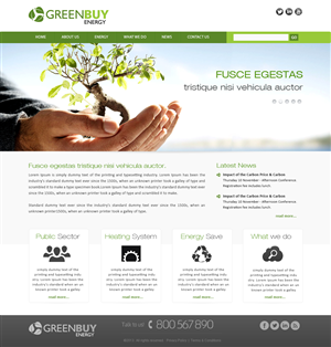 Web Design by webxvision for Greenbuy Energy | Design: #2618323