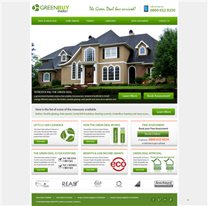 Web Design by pb for Greenbuy Energy | Design: #2598559