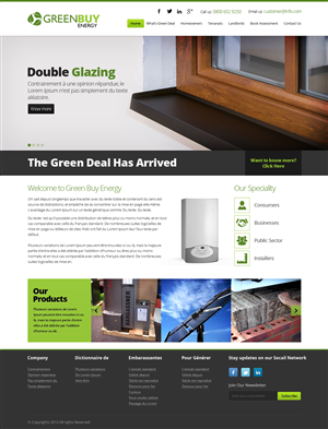 Web Design by OM for Greenbuy Energy | Design: #2601215