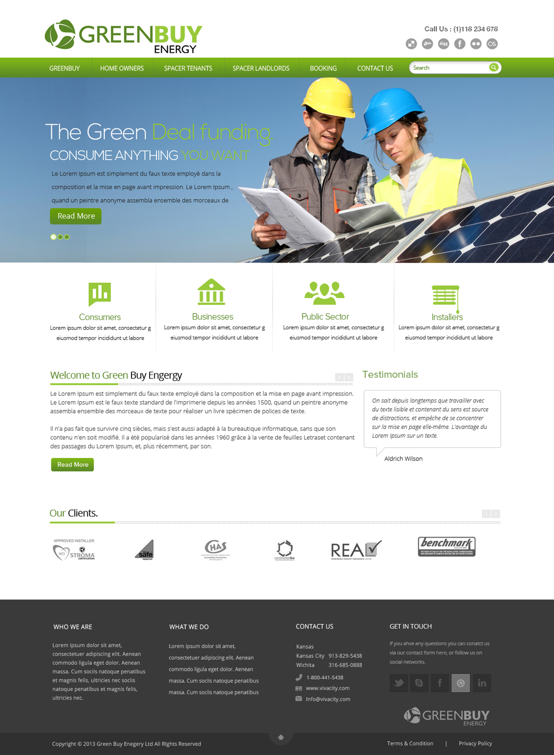 Web Design by OM for Greenbuy Energy | Design #2601235