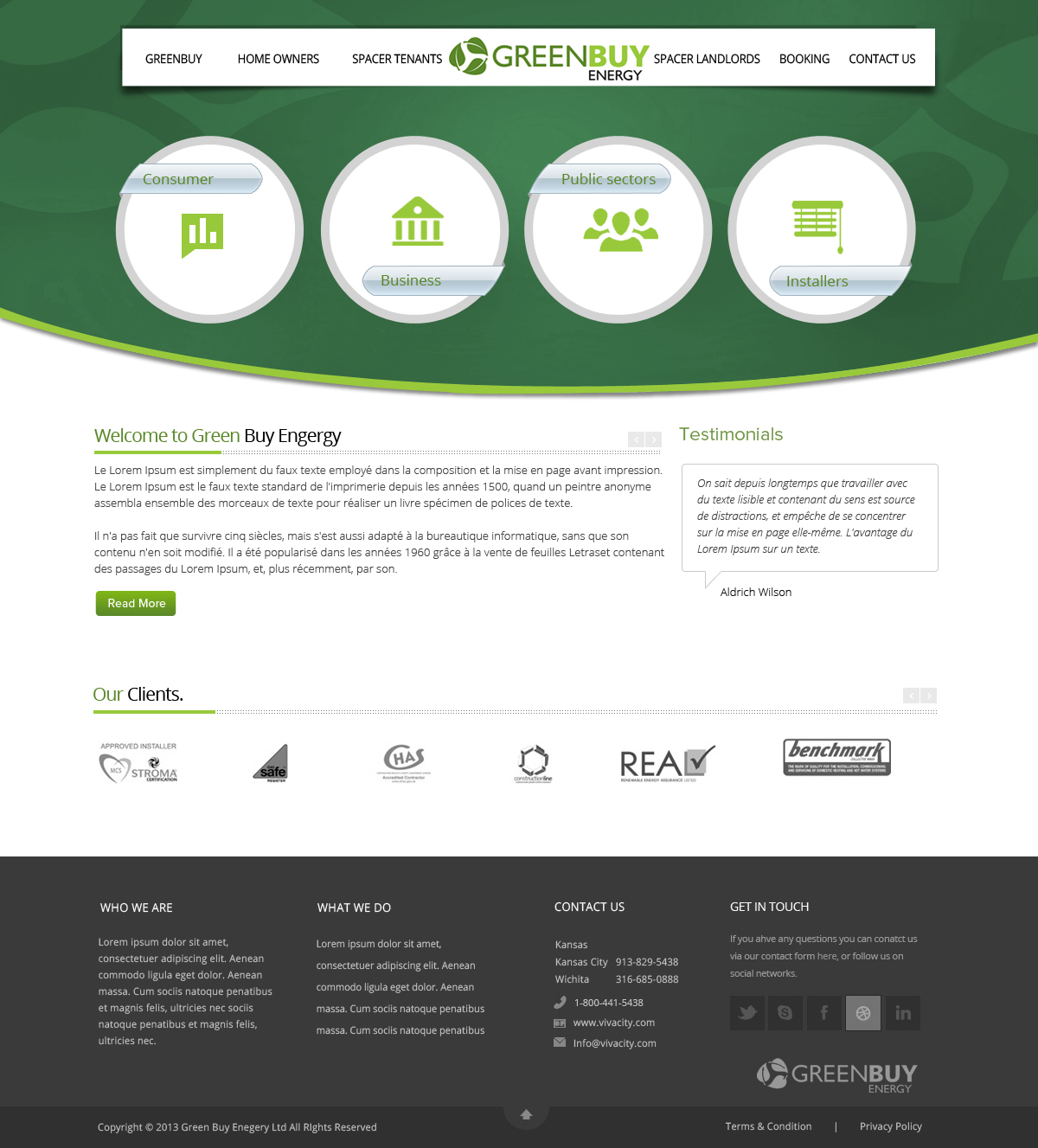 Web Design par OM pour Greenbuy Energy | Design #2601272