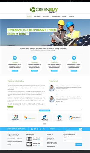 Web Design by OM for Greenbuy Energy | Design: #2601276