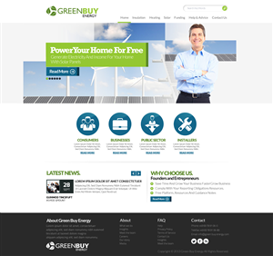 Web Design by TechWise for Greenbuy Energy | Design #2624863