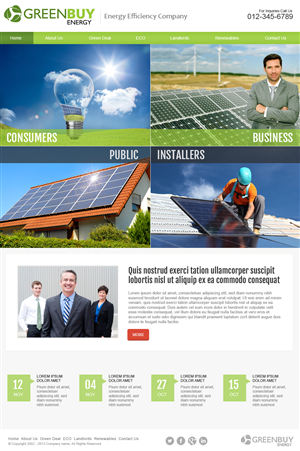 Web Design by jeckx2 for Greenbuy Energy | Design: #2663102