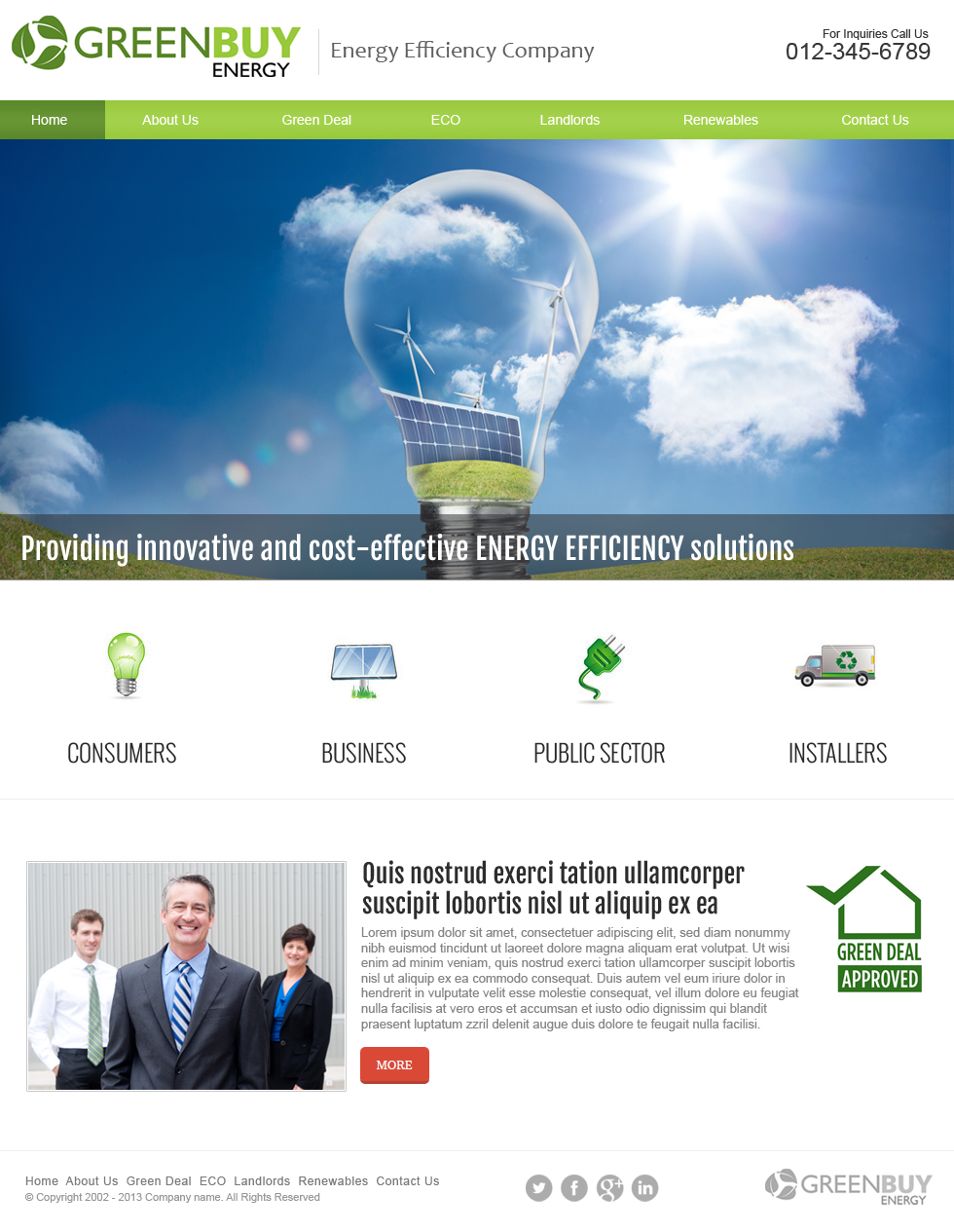 Web Design by jeckx2 for Greenbuy Energy | Design: #2663245