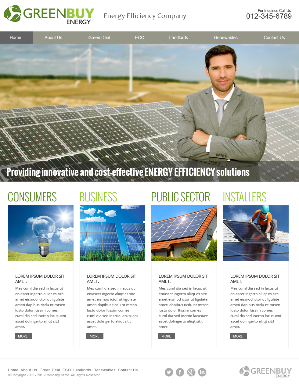 Web Design by jeckx2 for Greenbuy Energy | Design #2663323