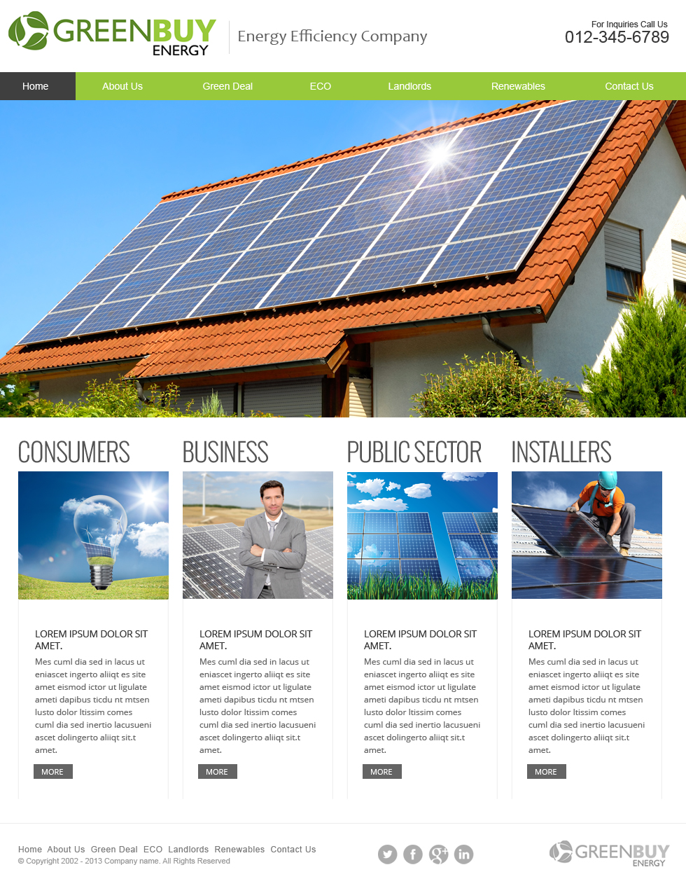 Web Design by jeckx2 for Greenbuy Energy | Design #2663342