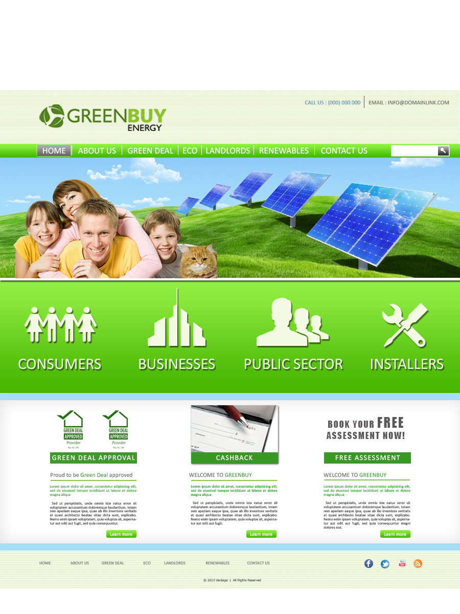 Web Design by Blind for Greenbuy Energy | Design #2591979