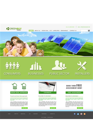 Web Design by Blind for Greenbuy Energy | Design: #2609575