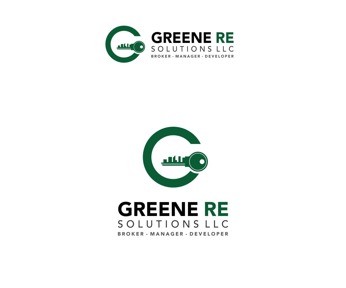 Logo Design by toothless99 for Greene RE Solutions LLC | Design #15501182