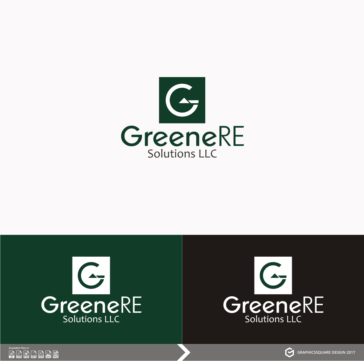 Logo Design by graphicssquare for Greene RE Solutions LLC | Design #15440110