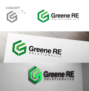 Logo Design by Mariono Fx for Greene RE Solutions LLC | Design: #15433713