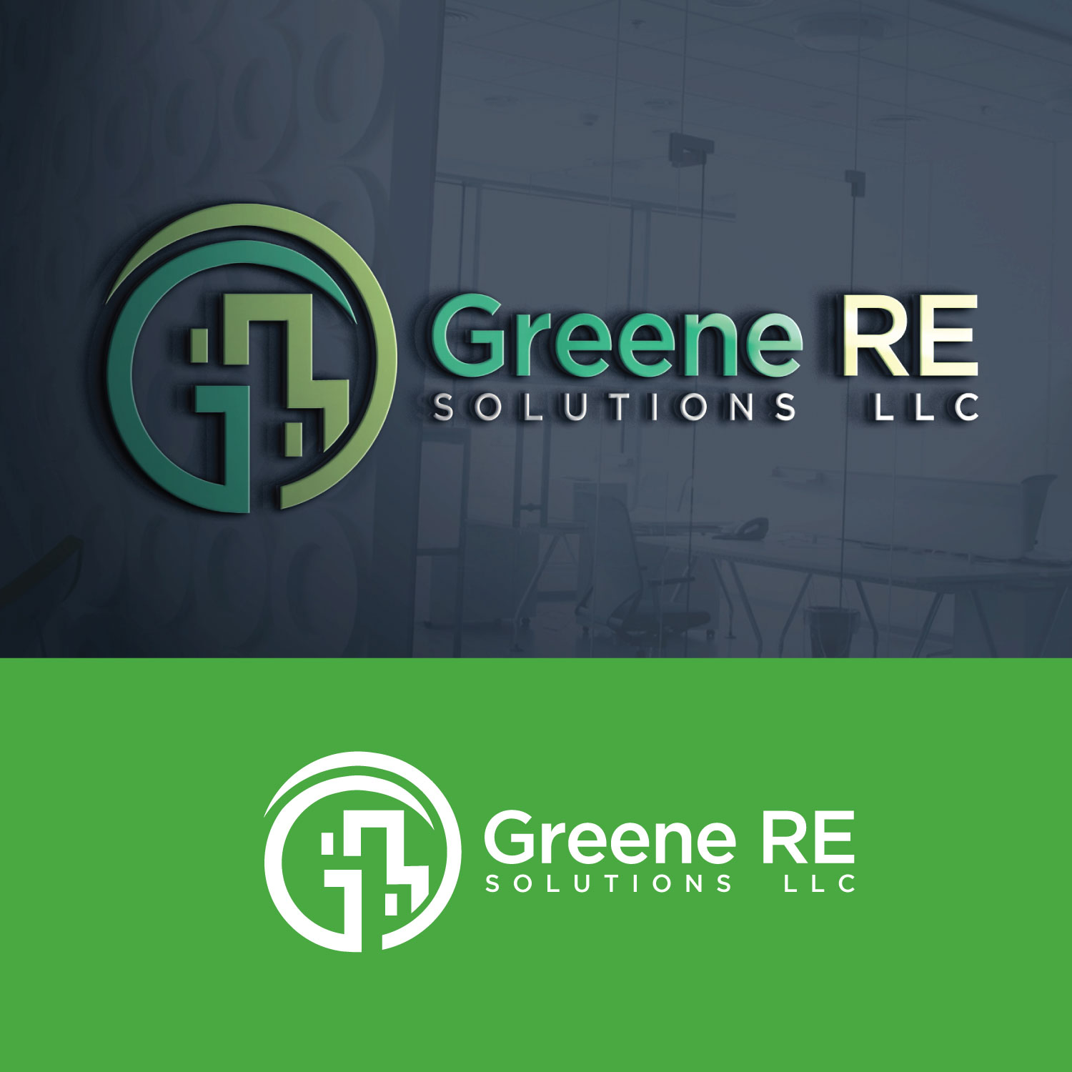 Logo Design by concepts for Greene RE Solutions LLC | Design #15476358