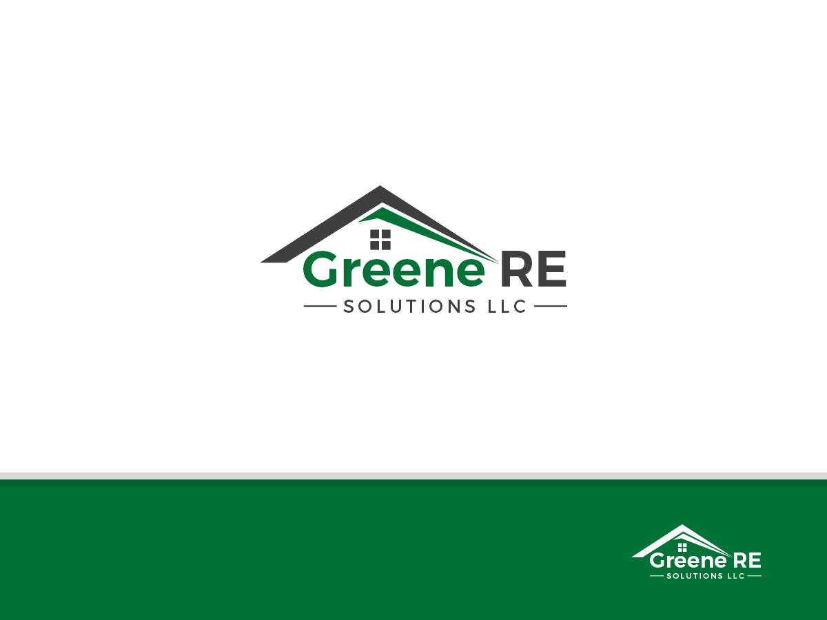 Logo-Design von e-mind für Greene RE Solutions LLC | Design #15470066
