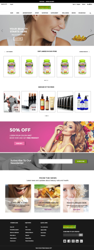 Web Design par Monika78 pour ce projet | Design #15555754